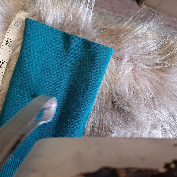 Sundance • Thermal Boho Teal Long Sleeve Crewneck Trendy Chic Layering Medium - Picture 15 of 15